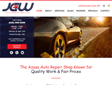 Tablet Screenshot of jcwautorepairservice.com